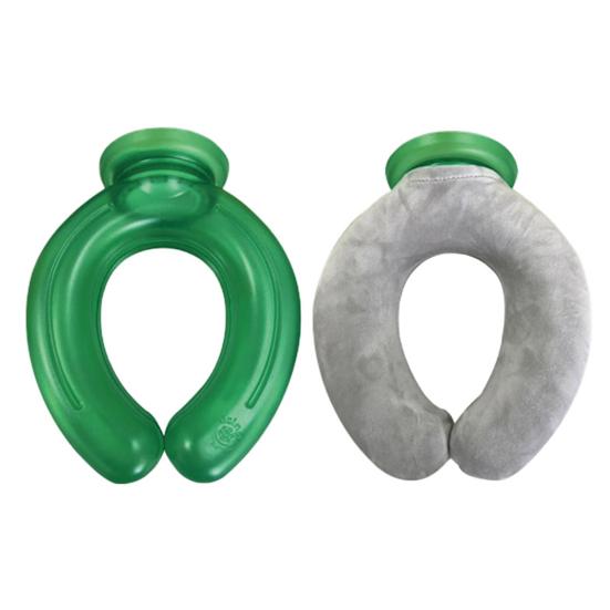Neck Cooling Ice Pack with Velvet Cover U-shaped Cold Hot