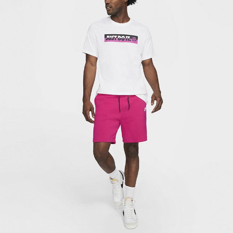 Nike Alphabet Print Sports Short-Sleeve T-Shirt Men Tops White DD1277-100