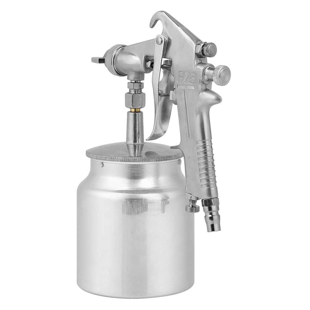 1.5mm Nozzle 750ml Capacity Suction Feeding Mode Air Paint Spray Gun Pneumatic Tool