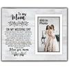 Wedding Mother Of The Bride Bridal Shower Gift For Mum-Wedding Day Gift, Mum Of The Bride Picture Frame -Wood Photo Frame for 6''×4'' Photo