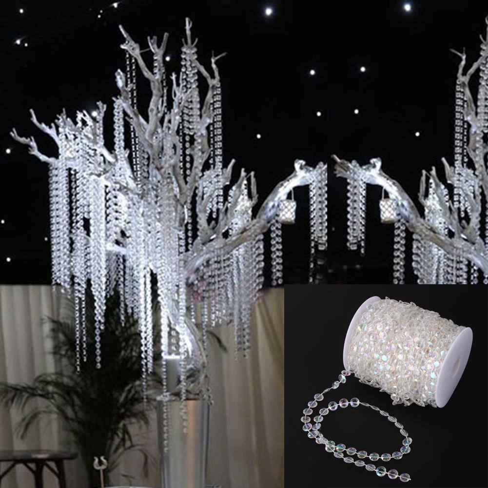 Crystal Glass Door String Creative Diamonds Chains Bead Curtain Elegant Exquisite Fashion Portable Shiny Wedding DIY Party Decor