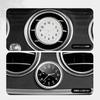 Car Dashboard Analog Watch, Mini Car Quartz, Analog Car Radio Clock for Dash, Multifunctional,