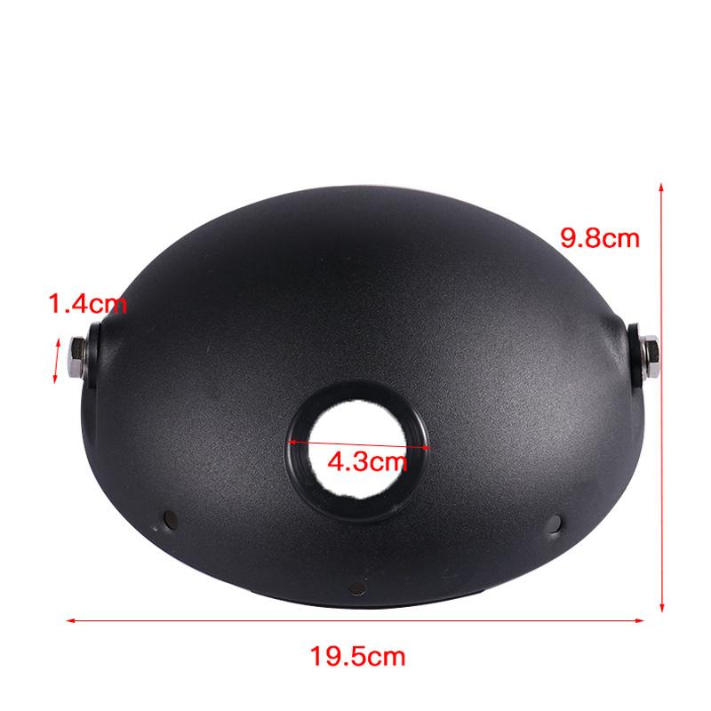 7 Inch Motorcycle LED Headlight Housing Headlight Cover Mounting Bracket Adjustable Light Shell Lighthouse Moto Accessories