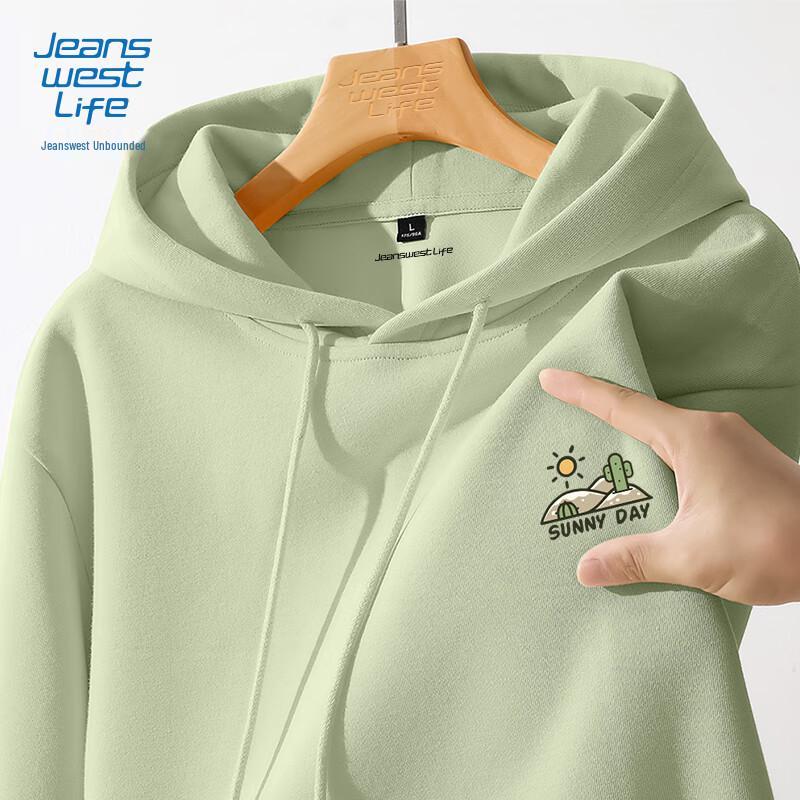 JEANSWEST LIFE Мужская повседневная толстовка с капюшоном M