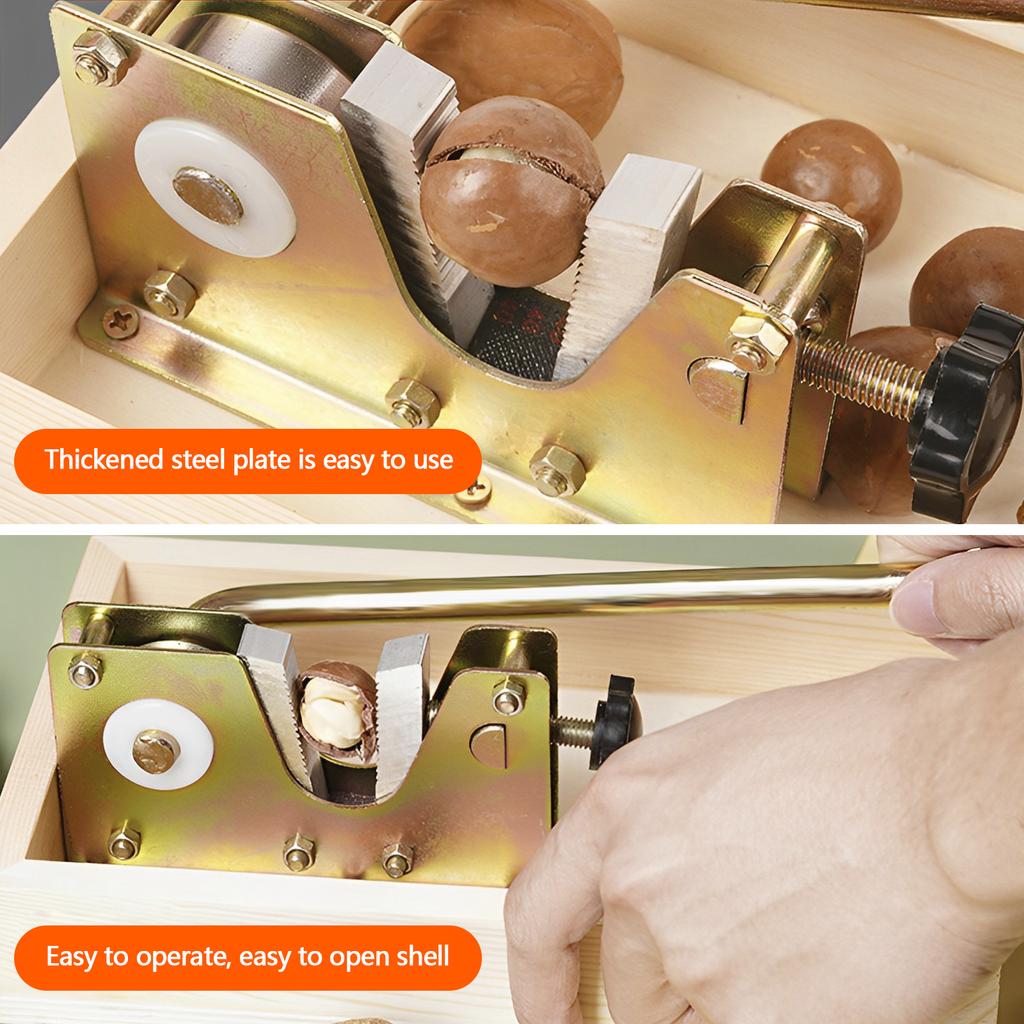 Nut Sheller Nutcracker Nut Tongs Walnuts Adjustable Manual Walnut Open Tool Macadamia Opener Peeling Machine for Pecans Almonds