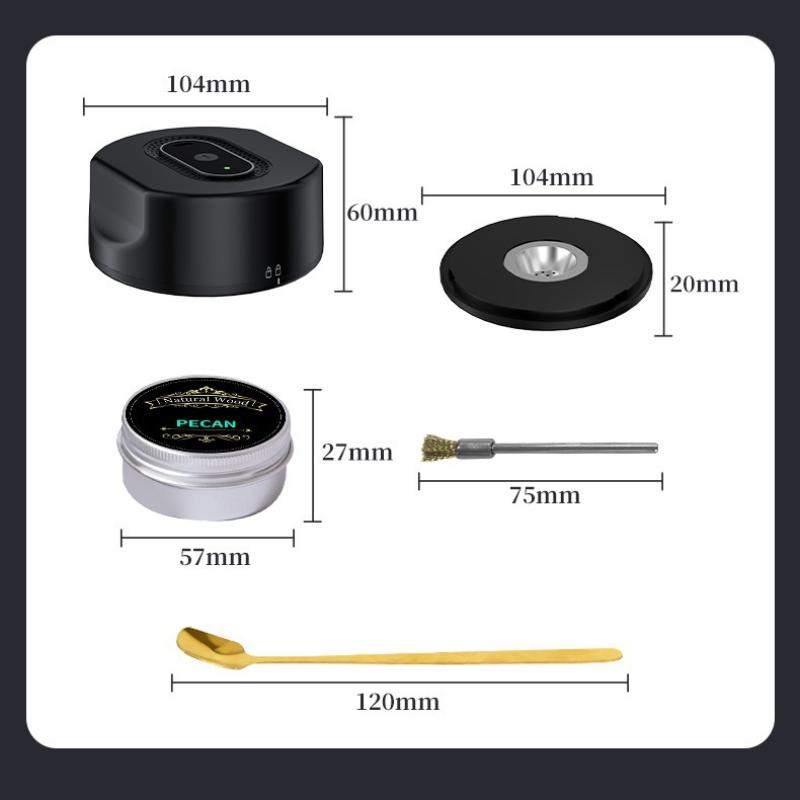 Electric Cocktail Smoker Kit With 6 Flavors Wood Chips Rechargeable No Butane Needed Birthday Christmas Bourbon Whiskey Gifts