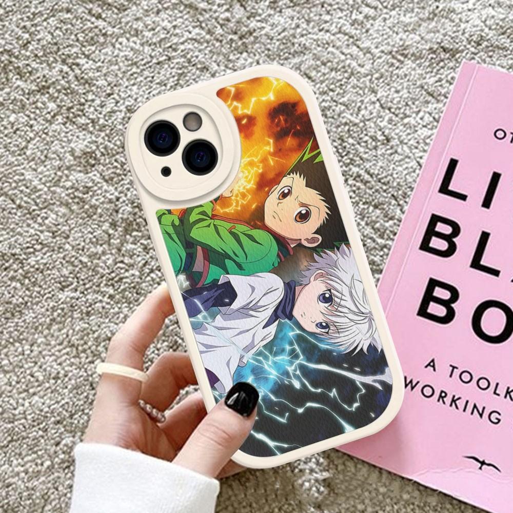 Hunter X Hunter Anime Handyhülle Hartleder Für IPhone 16 15 14 13 12 Mini 11 14 Pro Max Xs X Xr 7 8 Plus Fundas