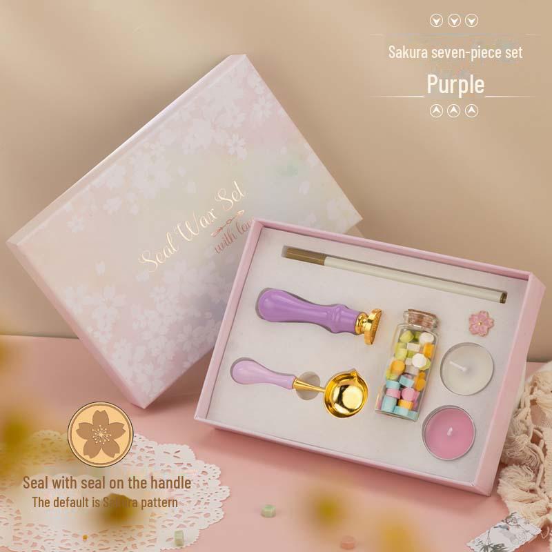 Creative Retro Multi-Color Wax Pellets Gift Box for Sealing Envelopes