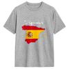 Spain Spanish Flag T Shirts Unisexs Cotton Novelty Tshirts Round Neck Tees Short Sleeve Clothing Plus Size