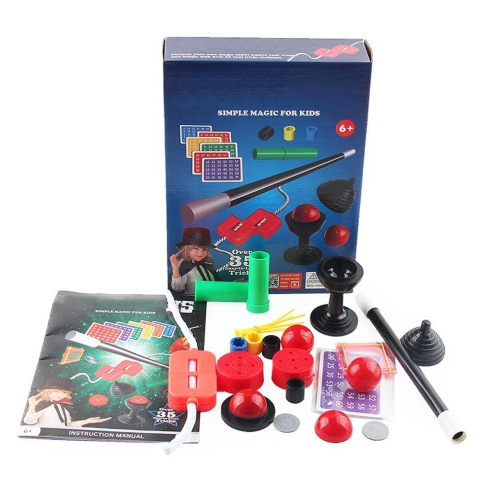 

З інструкціями Mega Magic Prop Kit Simple Magical Wand Set Magician Tricks Set for Boys Girls C
