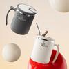 Portable Stainless Steel Mug with Lid, Spoon & Tea Infuser - Multi-Purpose Cup for Tea, Coffee, Milk, or Water.