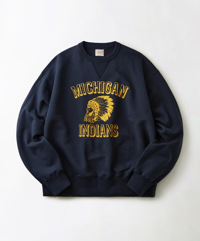OUTSTANDING V.S.C Sweat(Michigan Indians)_Navy