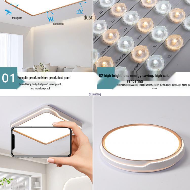 Full Spectrum Eye-Protecting Ceiling Light for Bedroom & Living Room