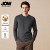 JOW Men's Thermal Long-Sleeve Merino Blend Crew Neck T-Shirt