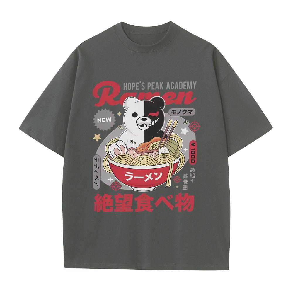 Anime Hopes Peaks Academy Danganronpa Eat RaUnisex Graphic Tshirt Unisex Women Funny Vintage Japanese Style T Shirts Cotton Tshirts