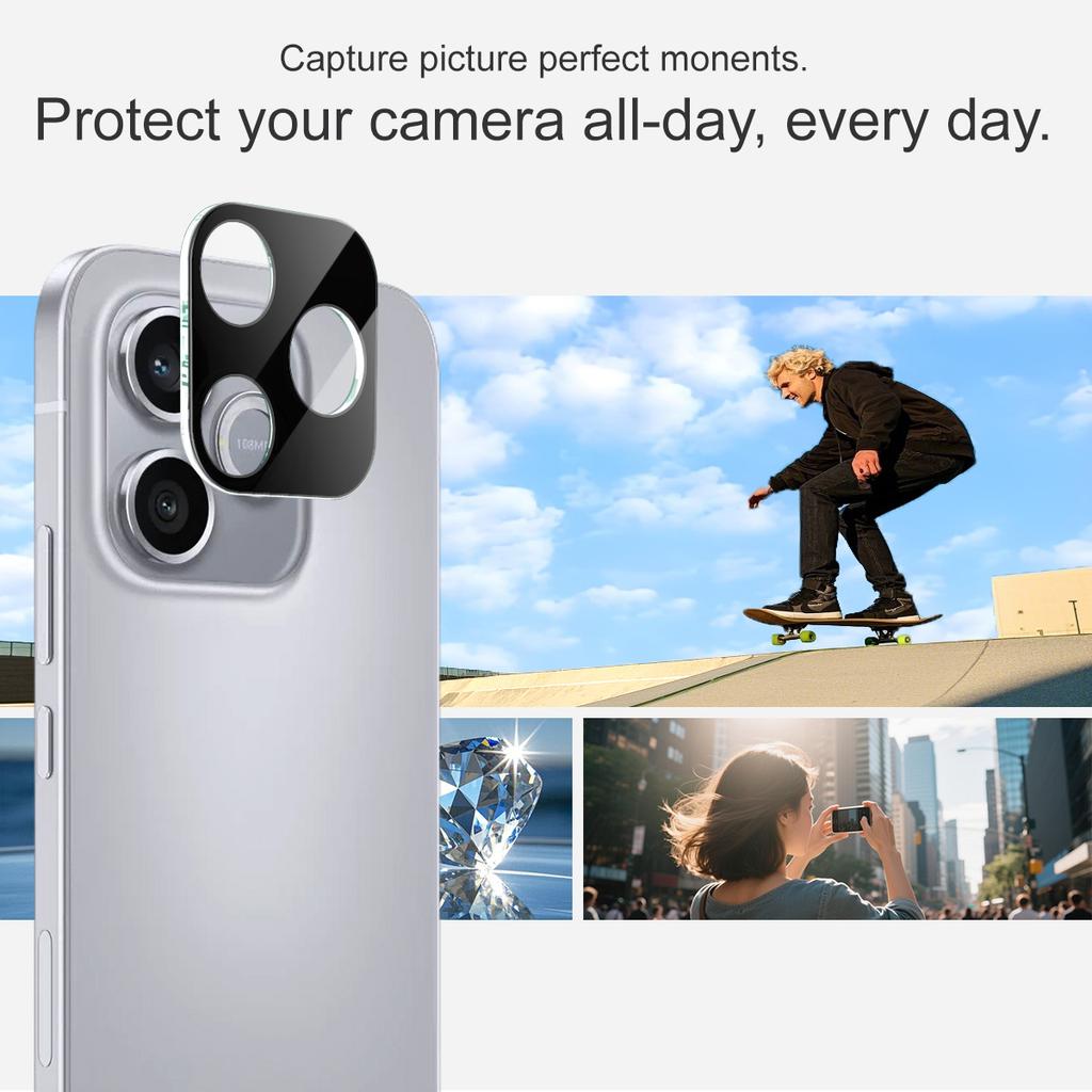 For Honor 600 Lite 5G Glass IMAK High Definition Integrated Glass Lens Film Black Version