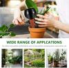 BTBHIHO 500ml Self-Watering Globes, 4-Pack Automatic Plant Watering Bulbs, ABS Drip Irrigation Spikes for Indoor Outdoor Potted Plants, Black