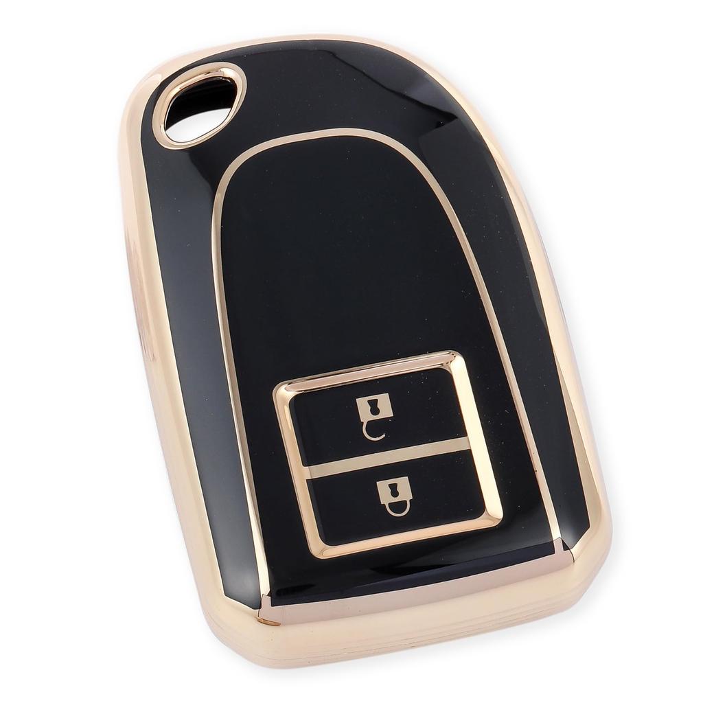 Hiace Key Case Compatible Toyota Hiace 200 Series Key Cover Porte Spade 140 Series Regius Ace Key, gold black