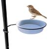 Hochwertiger Plastik-Vogelfutterspender mit stabilem Metallständer und vielseitiger Kolibri-Wasserschale für den Außenbereich