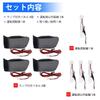 BUYFULL Prius 50 Series and Late Door Handles with Illuminated Blue Inner Handles and LED Adds Atmosphere and Dresses Custom Easy Installation with No