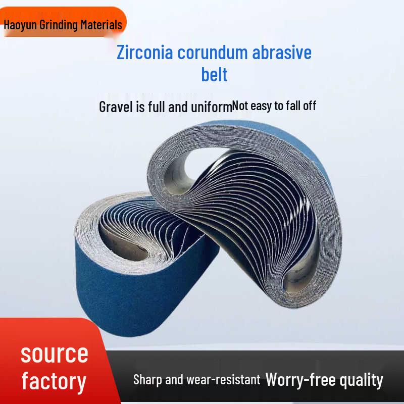 

Deer Brand 2100 Zirconia Alumina Sandpaper Belt 610x100mm for Grinding and Polishing Stainless Steel.