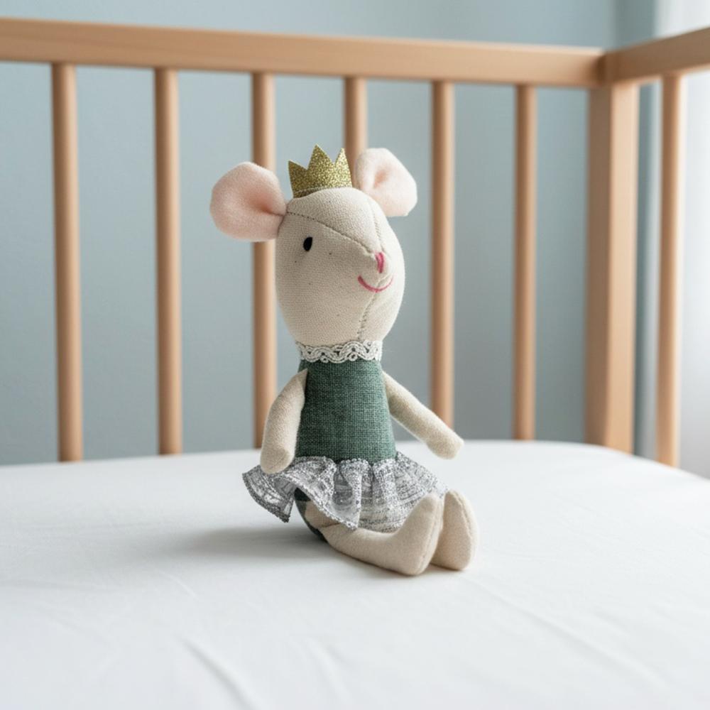 Mus plysj 17cm liten jente elsker dukke søte kosedyr plysjdukke Julegave mini kjærlighetsdukke liten mus