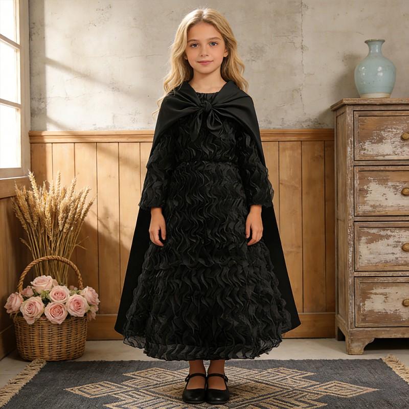 Girls Princess Dress Kids Cosplay Movie Witch Costume Party Gown 8 Years Old