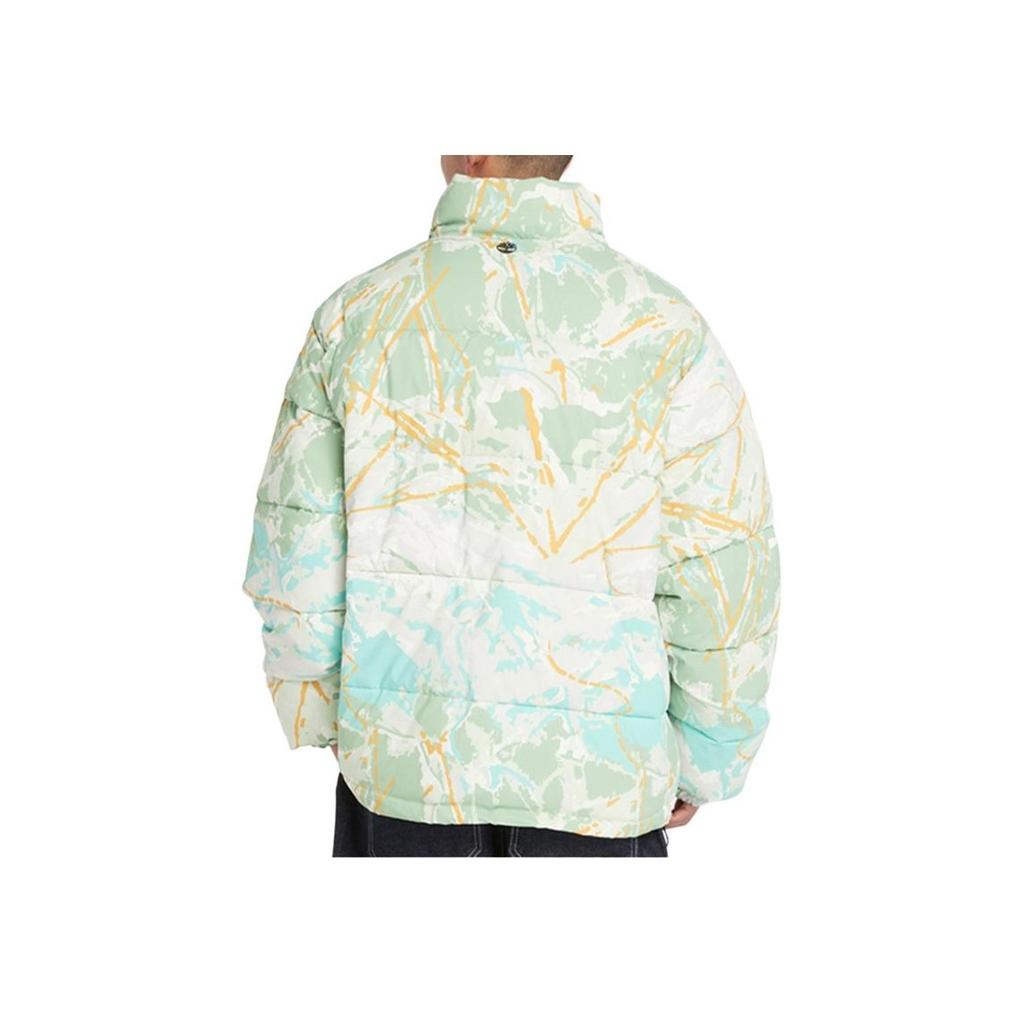 Timberland Μοτίβο Όρθιος Γιακάς Ζεστό Βαμβακερό Μπουφάν Ανδρικό Μπουφάν Πολύχρωμο A5NU6-959