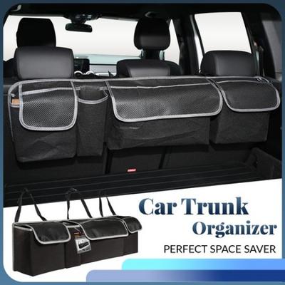 Organisateur de siège arrière Accessoires d'intérieur Sac de rangement pour coffre Filet Voiture Universel