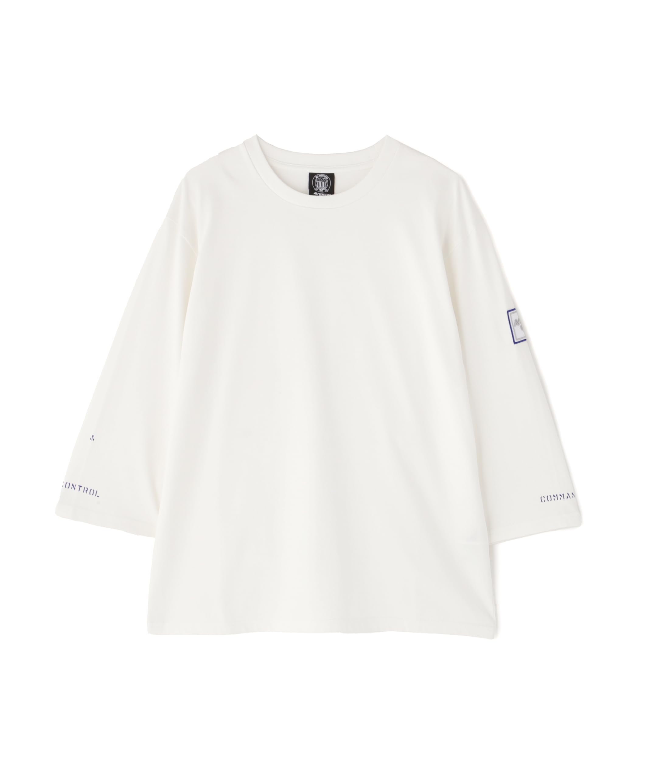 AVIREX COOL 3/4 T-SHIRT C&C (WEB&DEPOT Exclusive) Men s 3/4 Sleeve T-Shirt XL 030 white 783-5134079