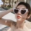 Trendy Pink Heart-Shaped Women's Sunglasses for Style and Sun Protection