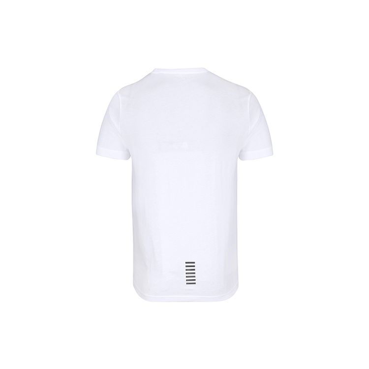Emporio Armani EA7 Logo Short Sleeve T-Shirt Men tops White 8NPT51-PJM9Z-1100