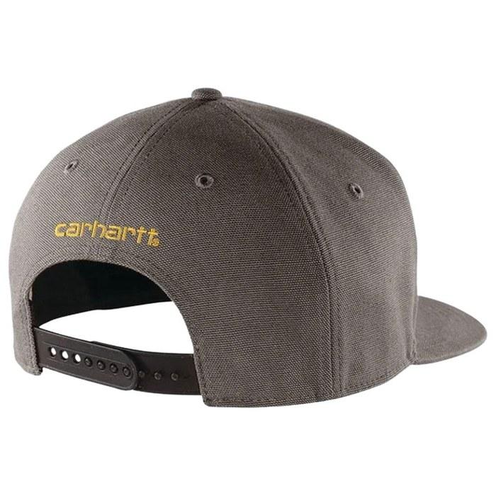 [Carhartt] Cap Firm Duck Flat Brim 106665 Gravel ONE SIZE