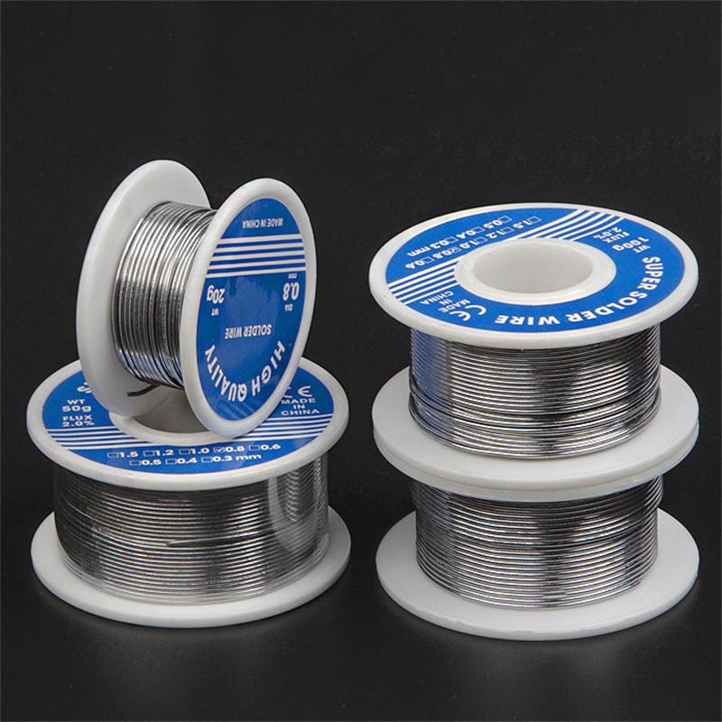 Electronic Soldering Wire Solder Wires Rosin Core Tin Multipurpose Welding Wire Flux Iron Wire Reel Household Tool