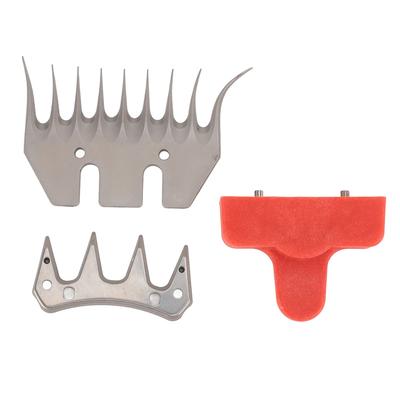 Sheep Shears Replacement Blades Professional Stainless Steel 9 Curved Teeth and 4 Teeth Wool