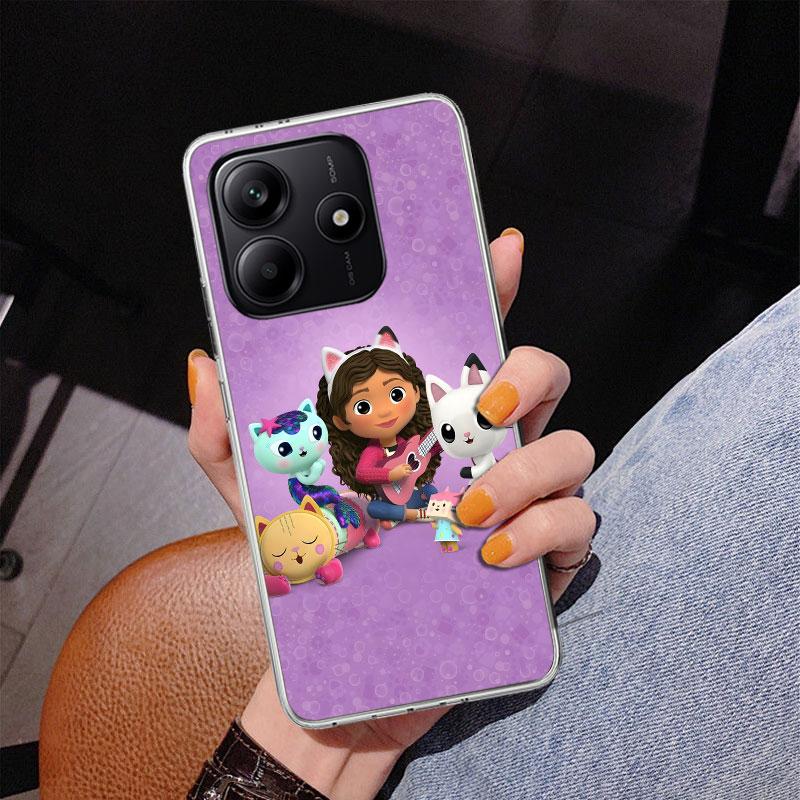 Cartoon Gabbys Dollhouse Phone Case For Xiaomi Redmi Note 15 14 13 12S 12 11 Pro Plus 14S 11S 11E 10 10S 11T 5G Personalized Cov