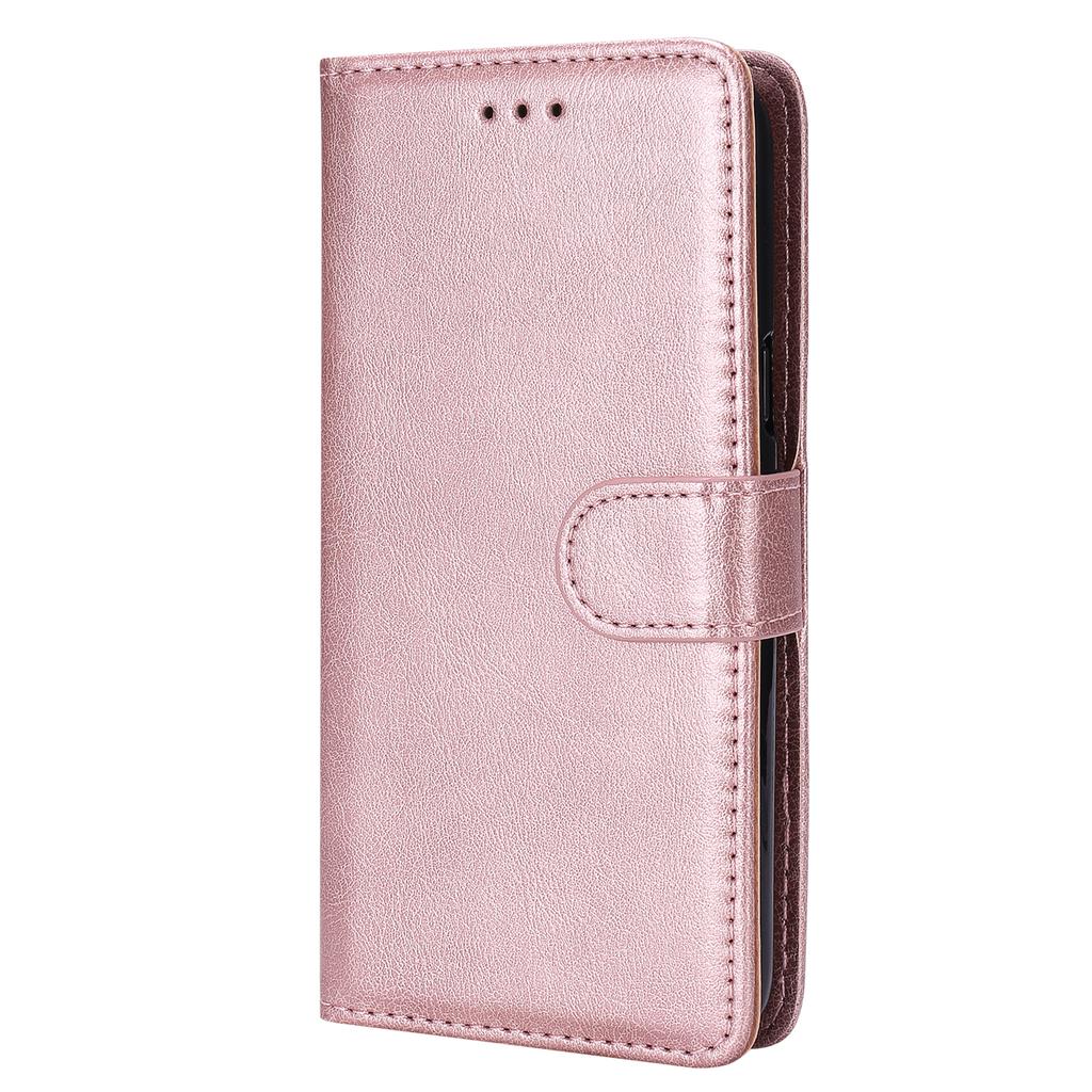 For iPhone 15 Pro Max Case 2 in 1 Detachable Magnetic Leather Wallet Mobile Cover with Strap