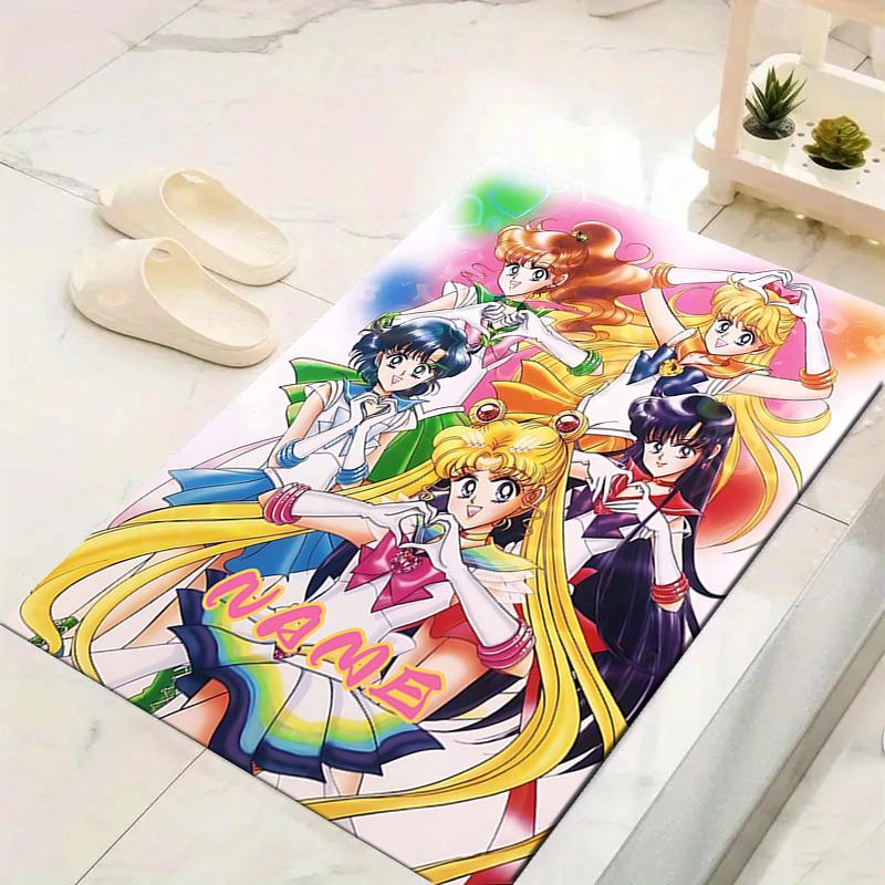 Custom 1Pc Sailor Moon Power Rug Office Carpet Indoor Outdoor Entrance Doormat Nonslip Soft And Comfortable Living Room D2915248