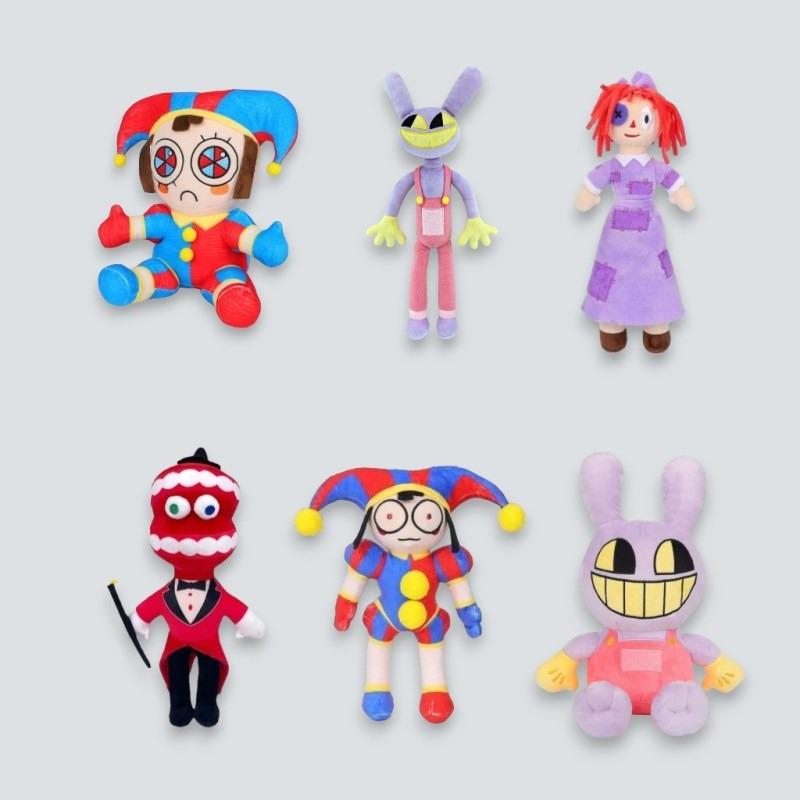 New The Amazing Digital Circus Plush Clown Ragatha pomni Cartoon Jax Doll Joker Plush Soft Stuffed Sofa Decorate Christmas Gift