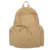 Lightweight Solid Color Backpack Travel Backpack Large Capacity Student Schoolbag