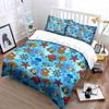 Ocean-Themed Pattern Decor Set Exquisite Three-Piece Bedding Set Gift For Kids And Adults