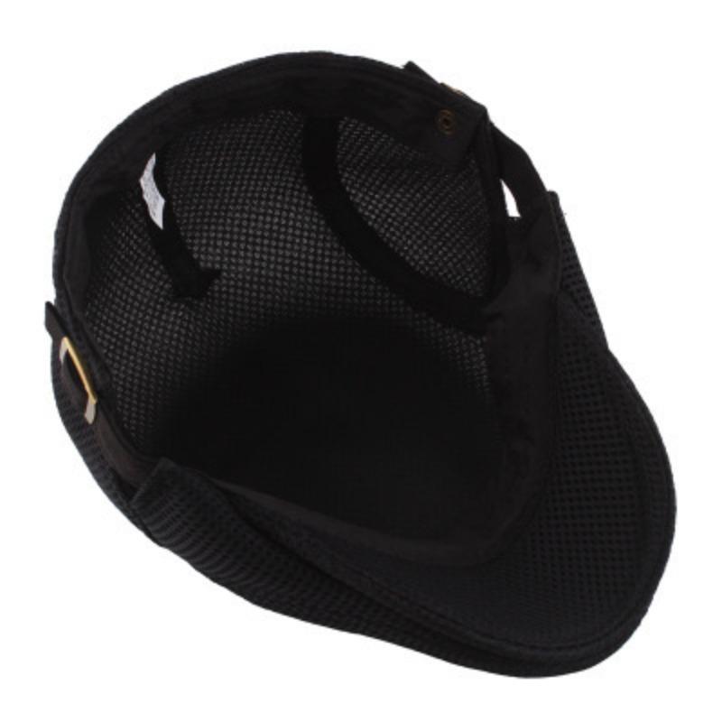 Summer Hollow Mesh Cap Breathable Beret Women's Trendy Sun Hat Men's Solid Color Forward Hat