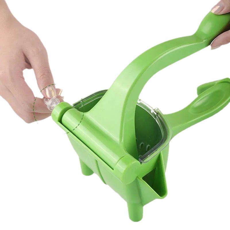 Multifunctional Manual Lemon and Fruit Juicer - Compact Plastic Design for Household Use