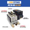 Solenoid Valve Multi-way Combination 4V210-08 Manifold Stations DC12V 24V AC220V With Fittings 5 Port 2 Position Solenoid Valves