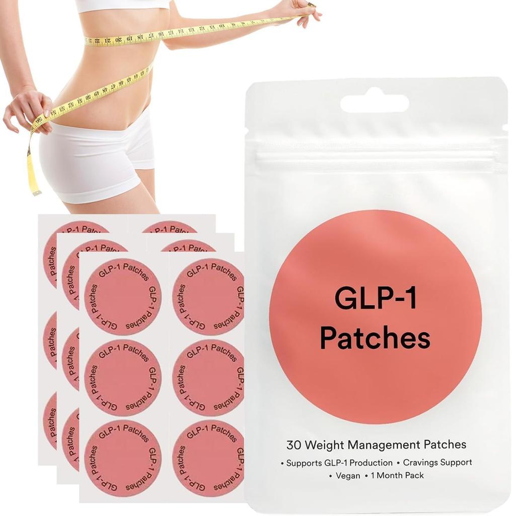 GLP-1 Weight Management Patches 30 Count Supports GLP-1 Production Cravings Support Vegan One Month Supply