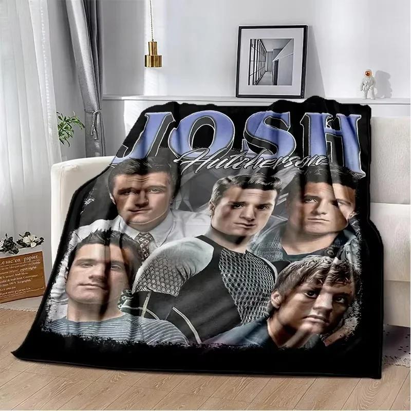 Handsome Star JJosh Hutcherson Soft Flannel Throw Blanket for Bed Home Picnic Comfortable Cozy Blanket for Kids and Adults