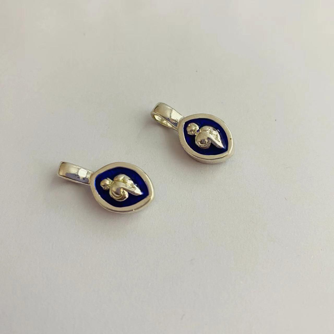 

Латунная клипса-ракушка с тибетскими буддийскими бусинами: Семена Бодхи из красного сандалового дерева, маленькие листочки, 108 бусин, аксессуары