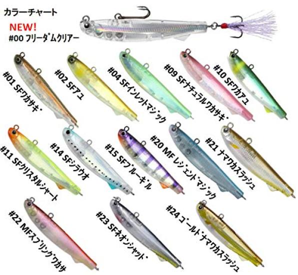 TIEMCO Minnow Glimmer 7 70mm SF Inlet Magic Lure 5.6g #04 (Product Code 300902107004)