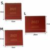 Portable 2027 Desktop Desk Calendar Standing Flip Calendar Academic Planner  Office Supply