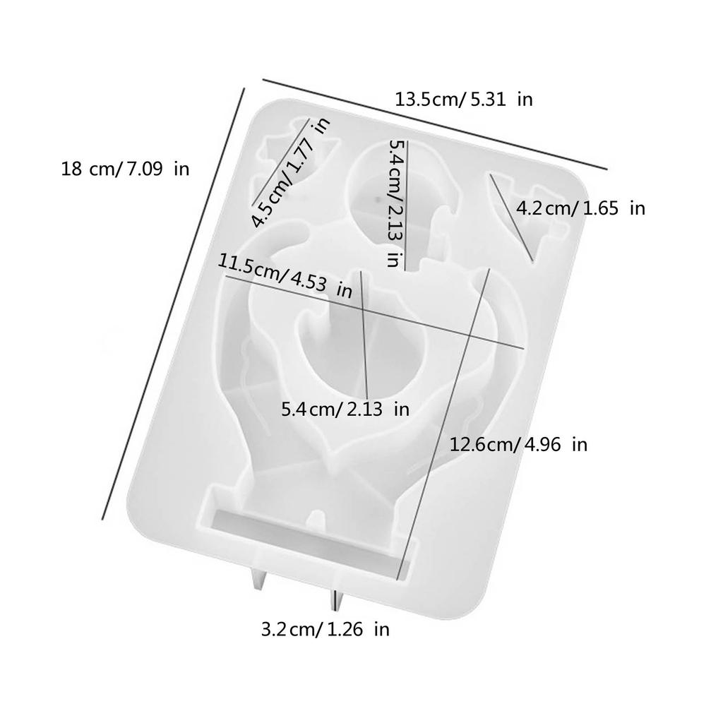Silikon-Dekorations-Epoxidform, süße Hände, die ein Herz halten, Puzzle-Form, Valentinstag-Ornament-Form für Y-Liebhaber